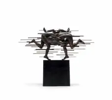 Anton Smit, Run from Yourself, 2015, GRP and steel