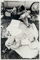 David Goldblatt, Picnic at Hartebeespoort Dam on New Year’s Day, Transvaal (North-West Province), 1965, 1965, vintage hand-printed silver gelatin print on fibre-based paper