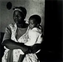 Greg Marinovich, Mother of Aids Sufferer with Granddaughter, Tugela Ferry, archival silver bromide print on fibre-base paper
