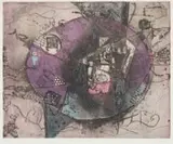 Dirk Meerkotter, Abstract Composition, 1974, colour etching on paper