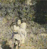 Marsi van de Heuvel, Brown Girl, White Doll, 2019, oil on canvas