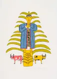 Joseph by Bonakele (Bonnie) Ntshalintshali, 1991, screenprint on paper, sold May 2026