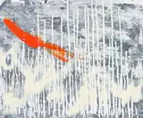 Jan-Henri Booyens, Abstract Composition, 2025, enamel, acrylic and spraypaint on canvas