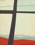 Thijs Nel, Abstract Composition, 1968, oil on canvas