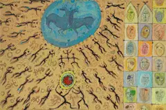 Hussein Salim, Men Dream, 2009, oil on canvas