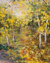 Ann Nosworthy, Forest, oil on canvas