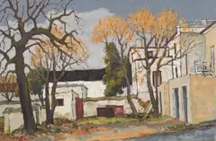 Patriot Street, Paarl by David Botha, 1981, oil on canvas laid down on board, offered May 2026