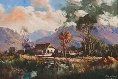 Tinus de Jongh, Tokai, Cape, oil on canvas