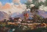 Tinus de Jongh, Tokai, Cape, oil on canvas