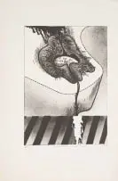 Umberto Peña, Uno más, Otro más… ¡Cuánto Daño! (One More, Another One... How Much Damage), lithograph on paper