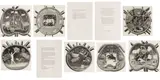 Pippa Skotnes, White Wagons, portfolio, 1993, etching and blind embossing on Zerkall Rosa rag paper