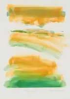 Lukas van Vuuren, Raining on "Rusthof", 1984, mixed media on card