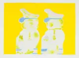Robert Hodgins, A Duet of Bandmasters II, 2006, monotype on paper