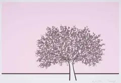 Richard Scott, My Pink Tree, 2025, photolithograph on Hahnemuhle Photo Rag 308g