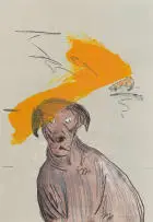 Wilma Cruise, Monoprint VI, 2011, monotype on paper