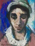 Hennie Niemann Snr, Harlequin, 1995, oil on paper