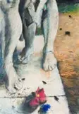 Louis van Heerden, Passage through a French Garden, pastel on paper