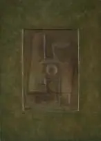 Abstract Form by Edoardo Villa, 1980, pressed metal relief, sold May 2026