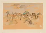 Gregoire Boonzaier, District Six, 1959, watercolour on paper