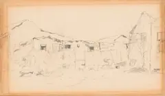 Location by Pieter Wenning, pencil on paper, sold May 2026