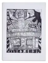 Twins Seven-Seven, The Baptist Church of Bush of Ghosts, 1960, etching on paper