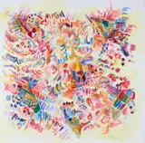 Hazel Frankel, Untitled (Abstract Composition I), oil and collage on canvas