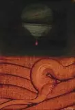 Judith Mason, Abstract in Red, oil on canvasboard