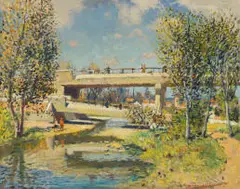 Terence McCaw, Liesbeek River, Cape, 1961, oil on canvas