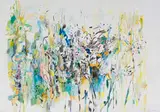 Judy Shear, Untitled (Organic Abstract), 2026, watercolour and ink on paper
