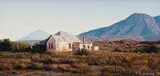 Peter Bonney, Karoo Farmhouse, 2000, oil on board