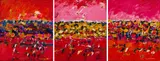 Penny Stutterheim, Abstract Landscape, three, acrylic on canvas