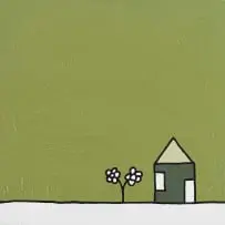 Richard Scott, My Olive House, 1982, oil on canvas