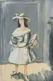 Christo Coetzee, Bride, enamel on board