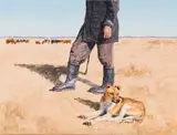 Sipho Ndlovu, Loyaity (sic) Dog, 2025, oil on canvas
