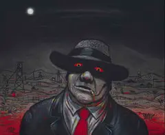 Norman Catherine, Untitled (The Boss), oil on canvas
