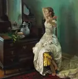 Mari Vermeulen-Breedt, Great Expectations Series: Awakening, 2013, oil on canvas