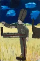 Beezy Bailey, The Soldier, 2004, oil and enamel on canvas