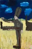 Beezy Bailey, The Soldier, 2004, oil and enamel on canvas