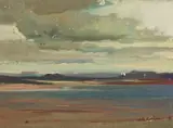 Walter Westbrook, After the Storm: Karoo, oil on canvas laid down on board