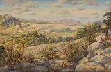 Erich Mayer, Looking East from Misty Heights, Zoutpansberg, 1948, oil on canvas