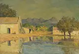 Herbert Coetzee, On a Farm Near Faure (Cape), 1951, oil on canvas laid down on board