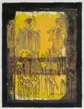 Bettie Cilliers-Barnard, Figures, 1976, mixed media with ink on paper