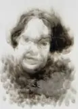 Diane Victor, Portrait II, smoke on paper