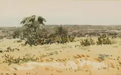 Walter Westbrook, Near Hotazel, 1976, watercolour on paper