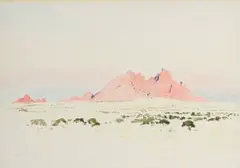 Namibia by François Krige, 1978, watercolour on paper, sold Apr 2026