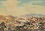 Gabriel de Jongh, Rivier Sonder End (River without End), 1942, watercolour on paper