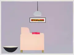 Sam Nhlengethwa, Homage to Dumisani Mabaso, 2003, nine-colour lithograph on paper