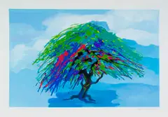George Boys, Tree, 1990, acrylic on paper