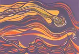 Cecil Skotnes, Untitled, from Man's Gold portfolio, 1978, colour woodcut on paper