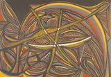 Cecil Skotnes, Untitled (Abstract II), from Man's Gold portfolio, 1978, colour woodcut on paper
